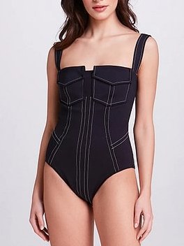 Split One Piece Swimsuit - DippedShop Wholesale - #7667