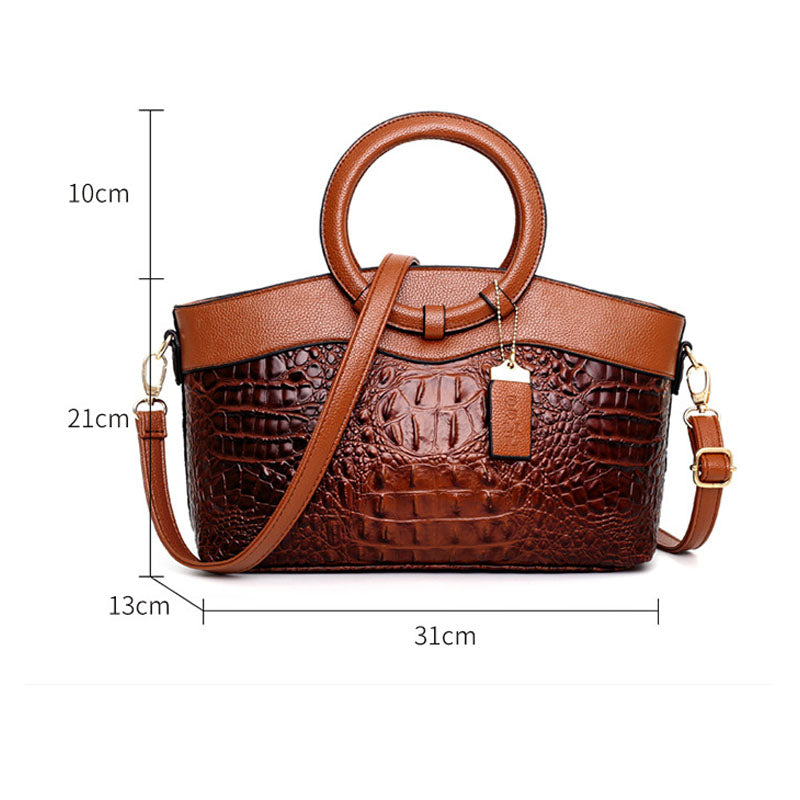 Vintage Crocodile Tote Bag - DippedShop Wholesale - #0291