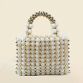 Vintage Pearl Beaded Tote - DippedShop Wholesale - #7603