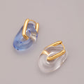 Chunky Gold Dangle Earrings - DippedShop Wholesale - #1699