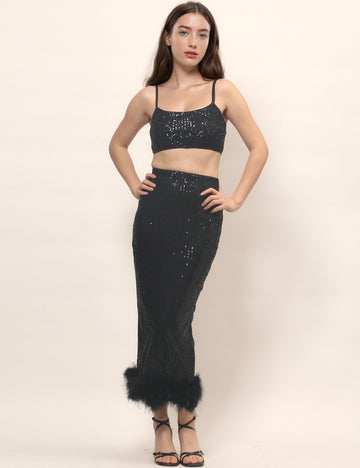 Sexy Sequin Camis Skirt Party Set DPT4862 & DPS4863