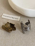 Vintage Floral Band Ring - DippedShop Wholesale - #3363