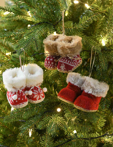 Creative Plush Christmas Boot Christmas Tree Hanging DP25H460
