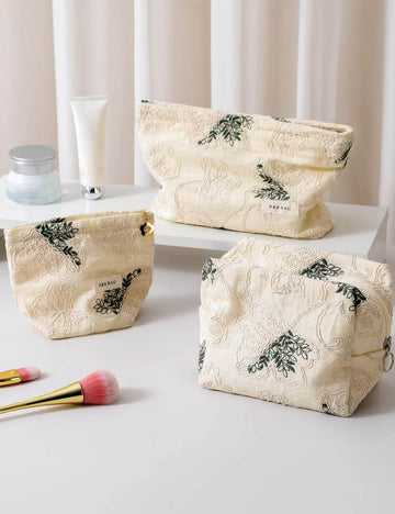 Embroidered Makeup Storage Bag - DippedShop Wholesale - #8451