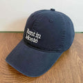 Vintage Washed Letter Embroidery Baseball Cap MK2BW6W6HAT79