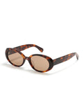 Polarized Oval Frame Sunglasses - DippedShop Wholesale - #3875