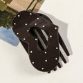 Polka Dot Hair Claw Clip - DippedShop Wholesale - #2115