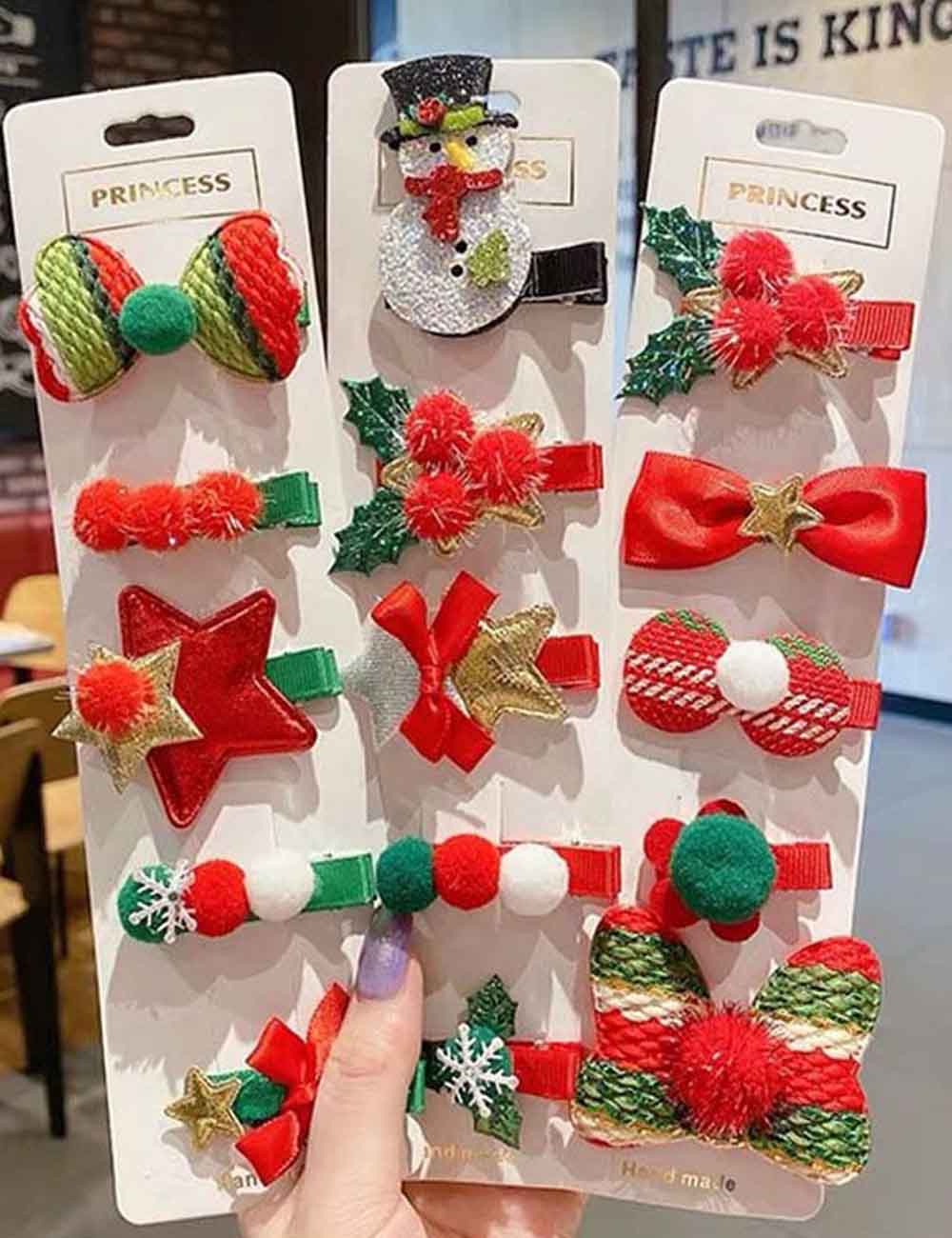 Cute Reindeer Christmas Theme Hair Clip DP25G612