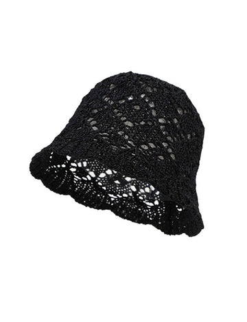 Minimalist Hollow Out Bucket Hat - DippedShop Wholesale - #4723