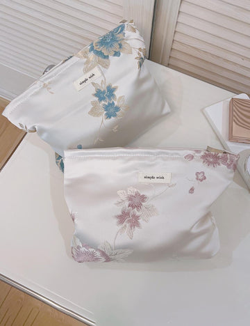 Chic Floral Jacquard Makeup Bag DP25E853