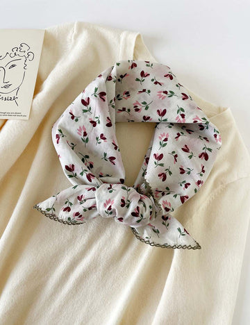 Vintage Flower Scarf - DippedShop Wholesale - #3459