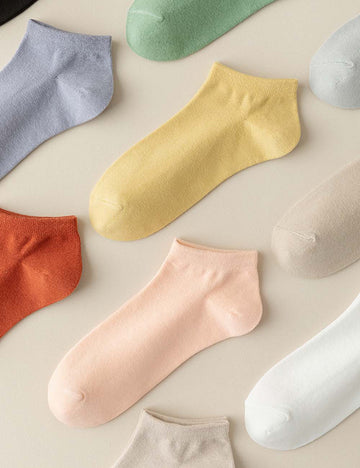 Simple Versatile No Slip Breathable No Show Socks DP25H760