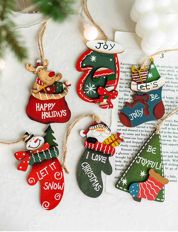 Cute Merry Christmas Tree Wall Hanging DP25H453