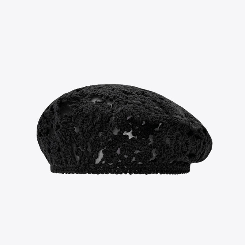 Handmade Crochet Hollow Out Knit Beret Hat MK2CK6W6HAT66