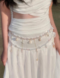 Elegant Pearl Shell Beaded Tas - DippedShop Wholesale - #3539