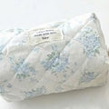 Floral Quilted Cosmetic Bag - DippedShop Wholesale - #7907