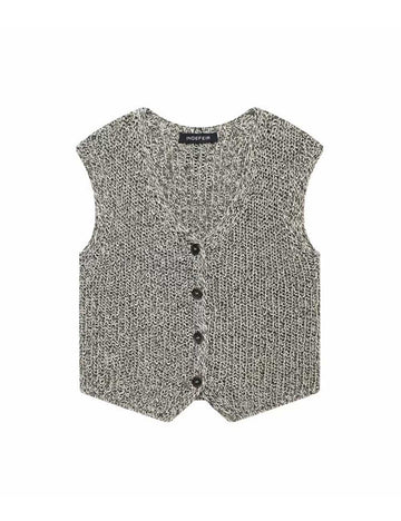 Distressed Solid Color V-Neck Tank Top DP25E916