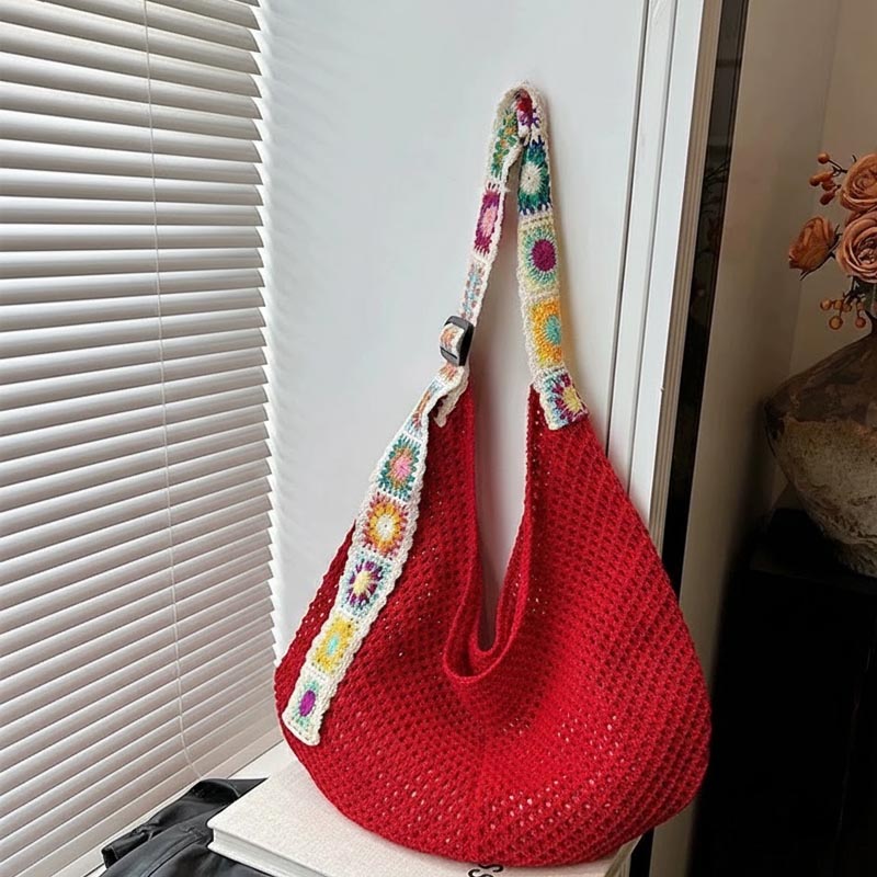 Boho Hollow Out Shoulder Bag - DippedShop Wholesale - #1139