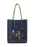 Vintage Floral Denim Tote - DippedShop Wholesale - #8211