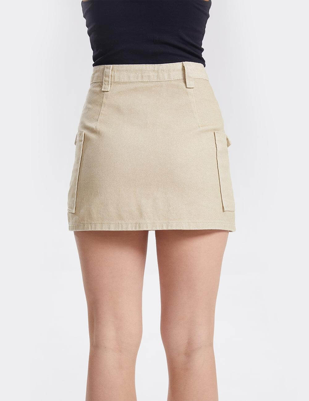 Solid Color Mini Skirt - DippedShop Wholesale - #7475