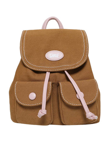 Cute Solid Color Denim Mini Backpack DP25E930