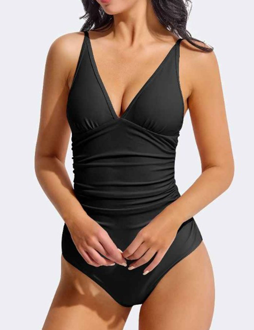 Spaghetti Sleeveless One Piece Swimwear PG314