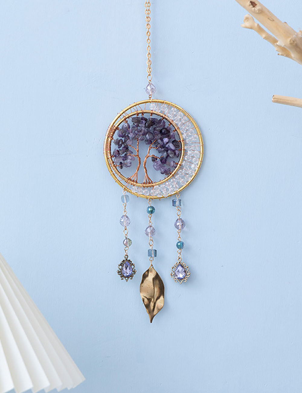 Leaf Crystal Suncatcher - DippedShop Wholesale - #3699