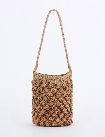 Straw Handwoven Handbag - DippedShop Wholesale - #6051