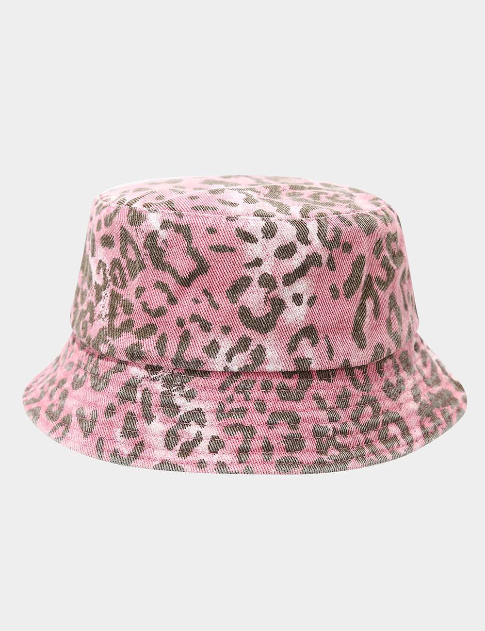 Distressed Retro Leopard Print Bucket Hat DP25F667