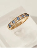 Elegant Gold Plated Blue Cryst - DippedShop Wholesale - #8131