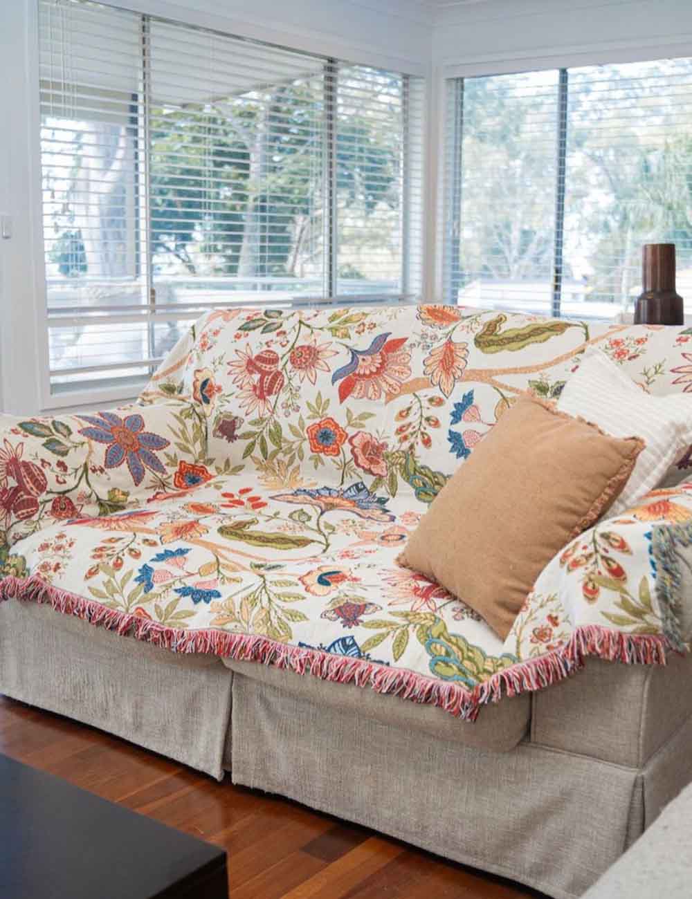 Floral Throw Blanket - DippedShop Wholesale - #6691