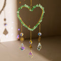 Crystal Heart Suncatcher - DippedShop Wholesale - #5619