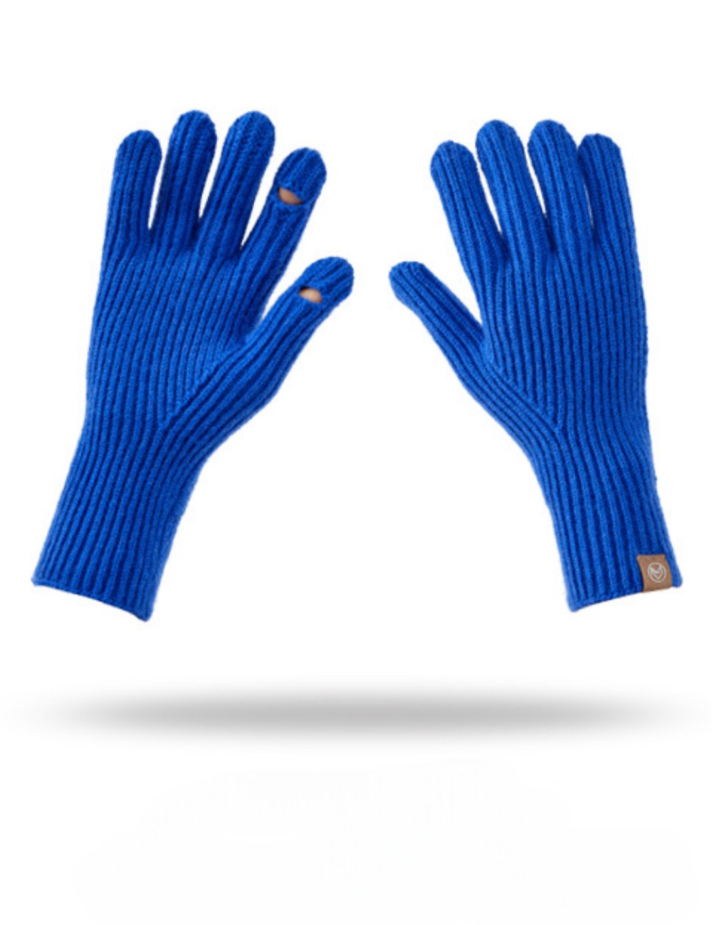 Solid Color Simple Ribbed Lengthen Knit Gloves DPG2806