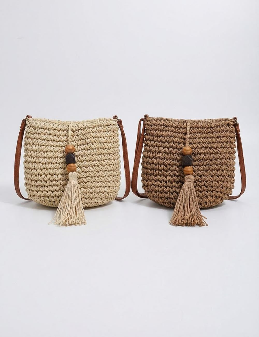 Bohemian Woven Crossbody Bag - DippedShop Wholesale - #5219