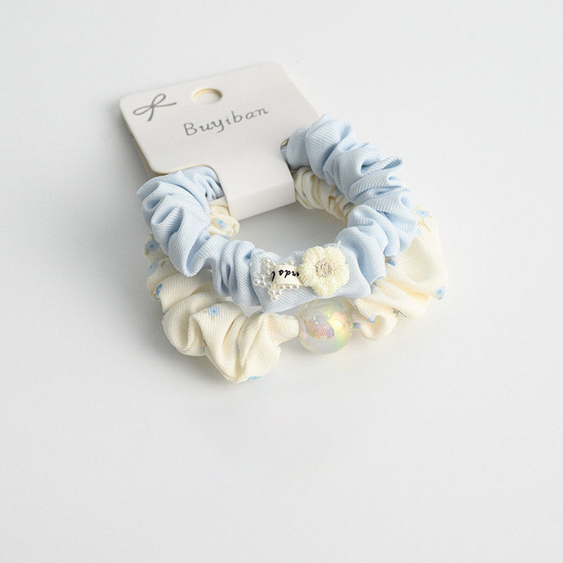 Flower Pearl Stretchy Hair Tie - DippedShop Wholesale - #6051