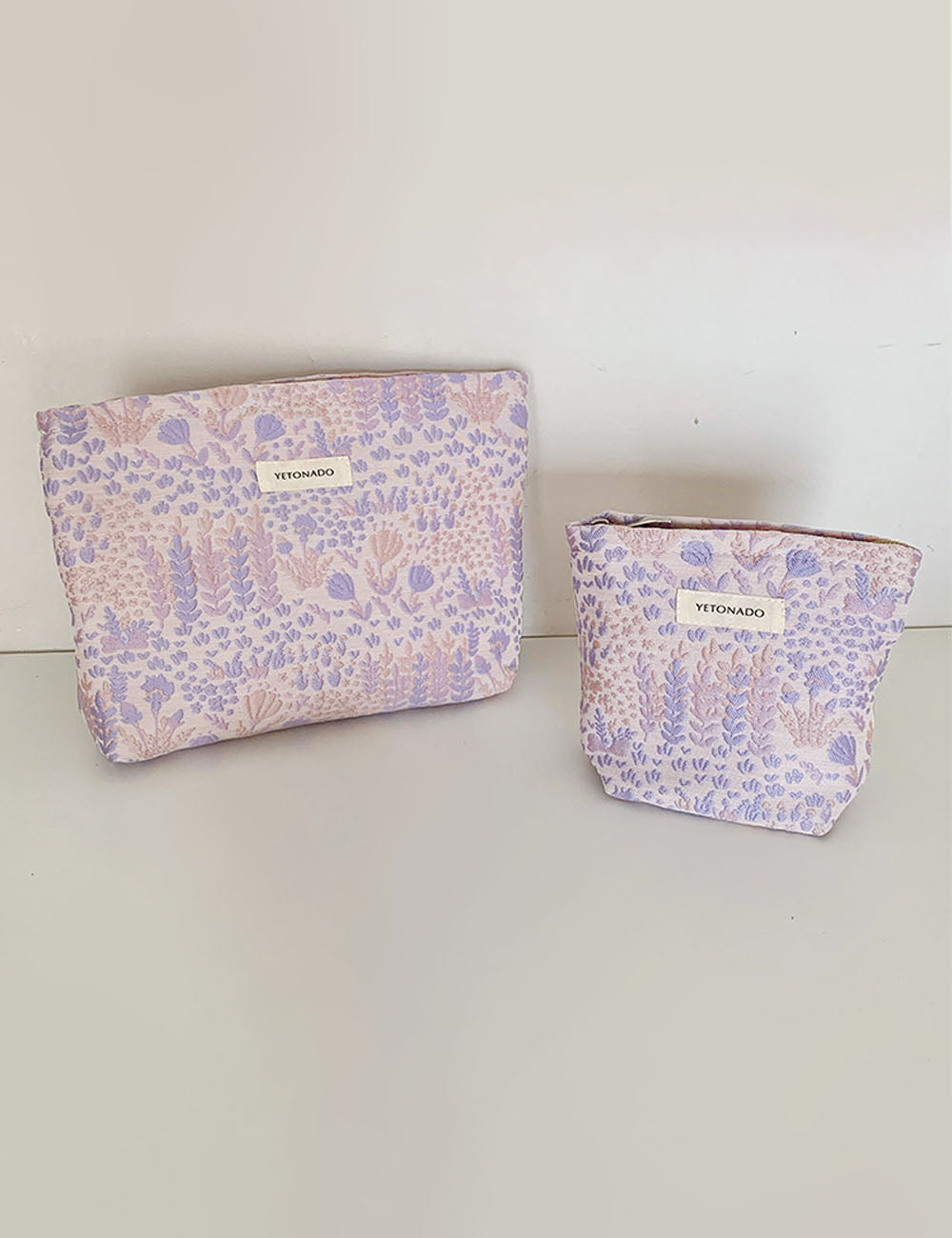 Floral Embossed Makeup Bag - DippedShop Wholesale - #7523