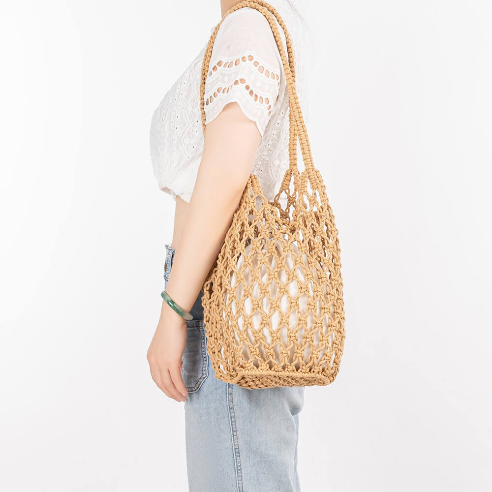 Fashion Hollow Out Bucket Shoulder Bag DP25B747
