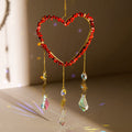 Crystal Heart Suncatcher - DippedShop Wholesale - #1155