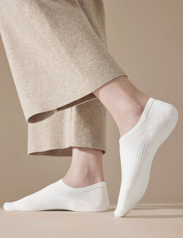 Casual Solid Color Thin No Show Socks DP25H761