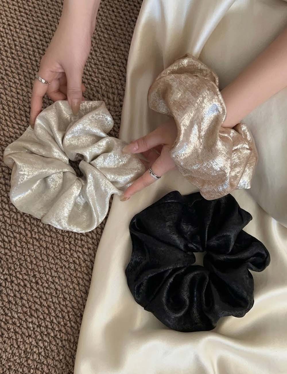 Vintage Glitter Hair Scrunchie - DippedShop Wholesale - #1907