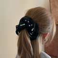 Beaded Flower Hair Scrunchie - DippedShop Wholesale - #2419