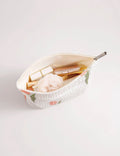 Tulip Jacquard Pleated Cosmetic Bag - DippedShop Wholesale - #9347