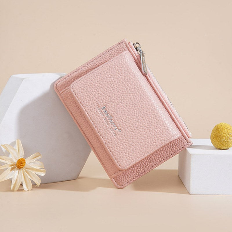 Zipper Solid Color Card Cases Wallets DP25C648