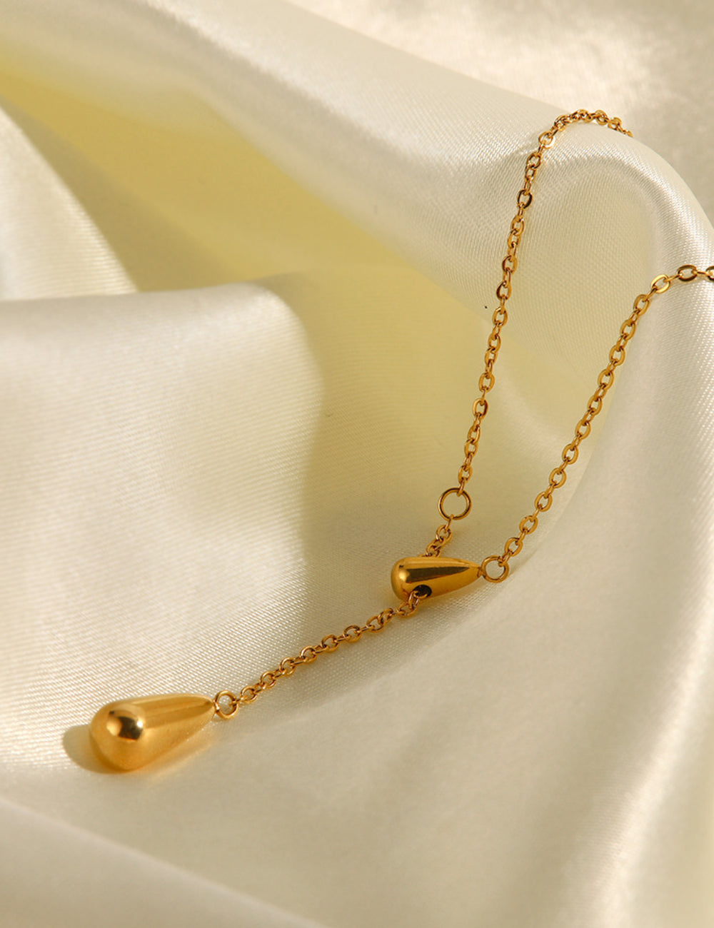 Elegant Simple Drop Pendant Y-Necklace DPJN0855