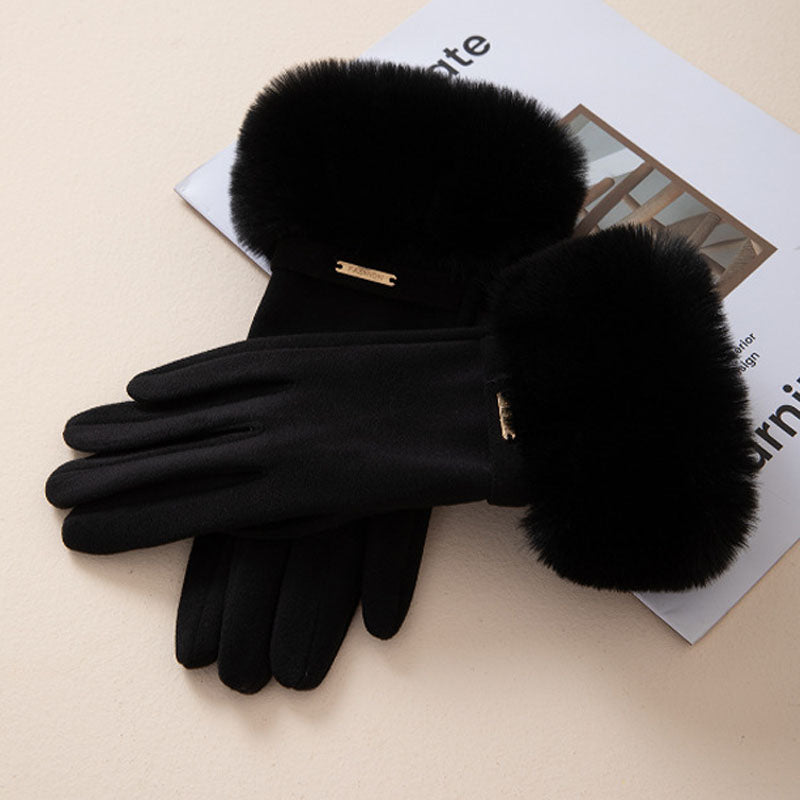 Winter Faux Fur Gloves - DippedShop Wholesale - #1699