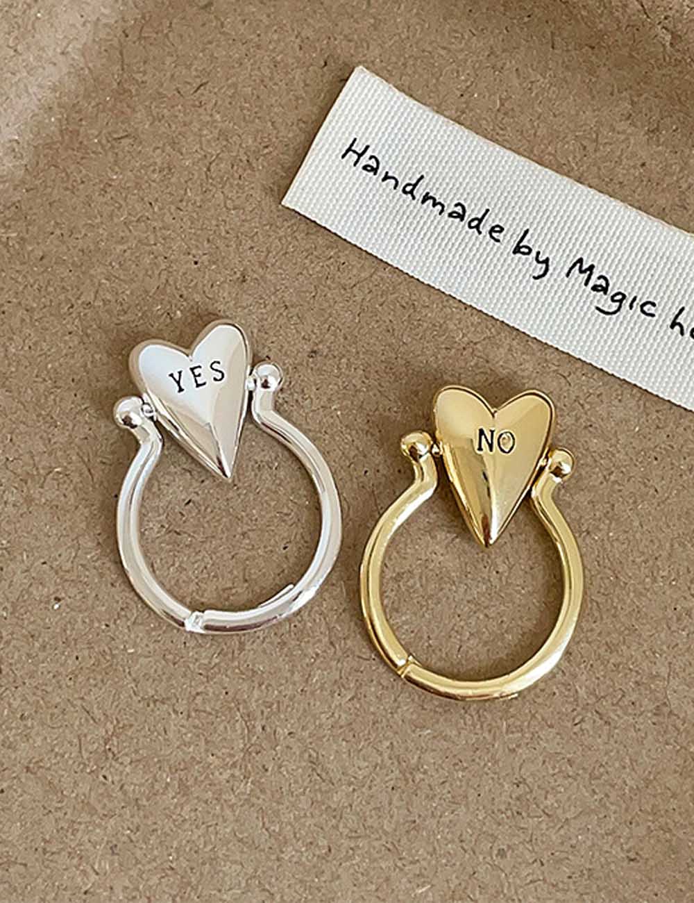 Gold Plated Heart Fidget Ring - DippedShop Wholesale - #5667