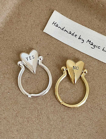 Gold Plated Heart Fidget Ring - DippedShop Wholesale - #5667