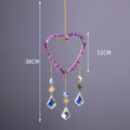 Crystal Heart Suncatcher - DippedShop Wholesale - #9459