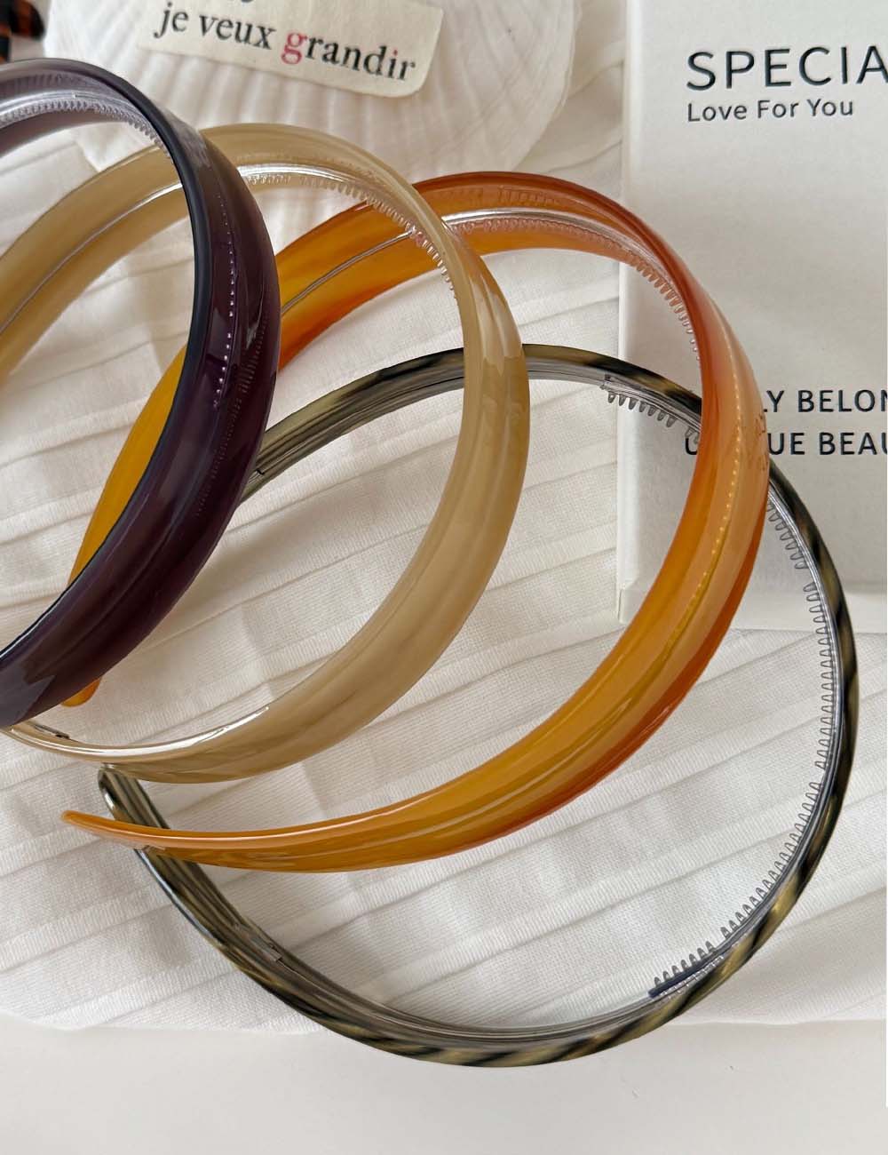 Vintage Acetate Teeth Headband - DippedShop Wholesale - #5395