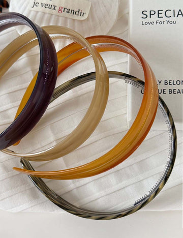 Vintage Acetate Teeth Headband - DippedShop Wholesale - #5395